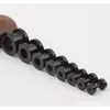 100 adet / grup Mix 2-10mm Paslanmaz Çelik Vida Siyah Kulak Tak et Tünel Piercing Vücut Takı J80ue