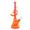 10.6'' AK47 bong water pipe silicone hookah bongs mixed styles smoking pipes