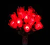 LED Light Up Rose Flower Glowing Valentines Day Wedding Decoration Fake Flowers Party Supplies Simulation Rose SN35786223499