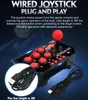 4-en-1 Retro Arcade Station USB Filaire Rocker Fighting Stick Game Joystick Controller pour Switch Games Console vs x12 x40