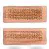 Natural Boar Brestle Brush Wood Nail Brush Foot Clean Brush Body Massage Scrubber Make Up Tools EWF33315070752