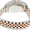 Zegarek wysokiej jakości 2813 Automatyczny mechaniczny zegarek Unisex 36 mm Diamentowa czarna tarcza 116201 Stal nierdzewna Pasek w kolorze różowego złota Szafirowe szkło Moda Zegarki męskie 116203