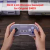 24GHz kablosuz joystick hafif oyun oynuyor 8bitdo sn30 retro set elementleri snessfc oyun konsolu gamepad w12195369612