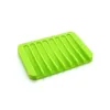 NEWAnti-skid Soap Dish Silicone Soap Holder Tray Storage Rack Plate Box Bath Shower Container Bathroom Accessories CCB13189