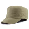 Oversize Mesh Flat Top Cap Adult Summer Outdoor Thin Polyester Hat Men and Women Big Size Military Army 55-60cm 60-66cm 220113