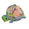 Sköldpadda Baby Play Mat 0-1 år Game Tapete Infantil Pedagogisk Crawling Mat Play Gym Cartoon Blanket Ball Pit Leksaker Spela Mat LJ201114