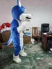 Palco desempenho escuro cão azul mascot trajes carnaval hallowen presentes unisex adultos fancy partido partido jogos outfit feriado