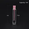 100pcs/Lot Hot 1ml Mini Glass Small Sample Vials Perfume Bottle 2ml 3ml Fragrance Test Tube Trial Bottle