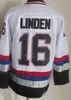 Herr Retro Ishockey Vintage 16 Trevor Linden Tröjor 10 Pavel Bure 44 Todd Bertuzzi 89 Alexander Mogilny 19 Markus Naslund Sydd Vit Svart Gul High/Top FaYi