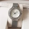 Модные брендовые часы для женщин и девушек, стиль кристаллов, магнитный металлический стальной ремешок, кварцевые наручные часы CHA24277I