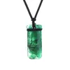 Collane con ciondolo 2021 Moda Justice League Aquaman Collana Resina verde Classico Corda nera Gioielli per feste di personalità per gli uomini311o