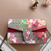 Kobiety Messenger Torba Moda Crossbody Torby Na Ramię Mini Torebka Torebka Łańcuch G Lista Lady Portfel Kwiaty Wysokiej Jakości Sztuczne Sztuczne