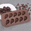 Grappige schedel siliconen mal halloween chocolade bakvorm schattige DIY voedsel cookies snoep maken tool keukengerei