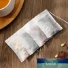 100 sztuk Jednorazowe Torby do herbaty Worki filtrujące do herbaty Wiszącacz ze String Heal Seal, Food Grade Tkaniny Filtry Filtry Spice Teabags