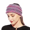 Tricoté Crochet Bandeau Femmes Sports D'hiver Hairband Turban Yoga Head Band Cache-oreilles Cap Bandeaux Accessoires De Cheveux Party Favor Z6