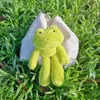 30 cm Cute Frog Pluszowe Zabawki Dla Dzieci Komfort Nadziewane Lalki Poduszki Poduszki Car Home Decor Urodziny Prezent Dla znajomych 220222