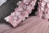 Bahar Küçük Kızlar Çiçek Dantel Prenses Elbise Parti ES Çocuk Tatil Örgü Tutu Çocuklar Uzun Kollu Rahat Giyim 220309