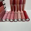 Makijaż zamszowy Krem Matowy Lip Gloss Lips Luster Ciecz Szminka Naturalne Nude Długotrwałe Wodoodporne Kosmetyki Lipgloss 12 Kolory