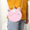 Kid Unicorn Messenger Bag Purse Plush Colorful Cute Child Girls Shoulder Bag Crossbody Bags Pouch Birthday Gift HHA1691