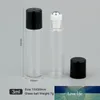 50pcs 5ml Roll On Empty aceite esencial de cosmética para las botellas de perfume de cristal con los viajes mini botella giratoria de cristal bola de acero