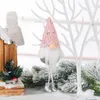 Sans visage elfe forêt Santa poupée ornements nouvel an décoration décoration de noël maison décoration de noël pour la maison