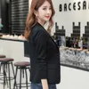 PEONFLY 2020 Blazer Femme Jackets Women Blazer Long Sleeve Blazers Solid Single Button Coat Slim Office Lady Jacket Female Tops LJ201021