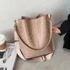 Vintage Krokodil Muster Umhängetaschen für Frauen 2021 Schultertasche PU Leder Luxus Designer Handtaschen und Geldbörsen Eimer Tasche