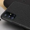 Case de téléphone en fibre de carbone pour Samsung Galaxy A51 A71 A70 A50 S20 Ultra S10 Plus Note 10 Lite A21S A31 A41 SILICONE BACK COVER4341657