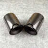 1 Piece 80/93/105MM OUTLET Matte Black Stainless Steel Exhaust Muffler Tail Rear Tip Pipe For M2 M3 M4