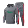 2022 Mężczyźni Designer Dressuit Tech Hoodie Top Jesień Zima Mężczyzna Moda Odzież Jogger Garnitury Kurtka Pants Sets Sporting Suit Drukuj Bluza Sportowa