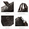 WESTAL Men's Bag Genuine Leather Briefcase Men Laptop Bag Leather Office Bags for Men Totes Business Briefcase Bags for Docum2530