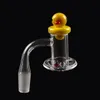 20mm Liquidificador Quartzo Banger Borda chanfrada top Fumando Unha Feminina Masculino 10mm 14mm 18mm para Dab Rig Glass Bong