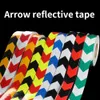 Arrow Reflective Tape 5CMx300CM Safety Caution Warning Reflective Adhesive Tape Sticker For Truck Motorcycle Bicycle Car Styling