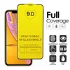 Film de protection d'écran à colle complète en verre trempé 9D à couverture complète pour iPhone 15 14 13 12 mini 11 Pro X XS Max XR plus ultra Samsung A33 A53 A73 S21 A32 A42 A52 A72 A71 5G