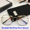 Hotsale Unisex Sunglasses Eyewear Frame Anti-Blueray Plano Leve Multi-forma Big-Rim 56-16-140 para Prescrição Capas Full-set