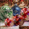 Noel Süslemeleri Festival Parti Malzemeleri Ev Bahçe Topları Ağaç Noel Hediye Dekoru Açık PVC Şişme Oyuncakları A02 Drop Teslimat