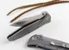 Neues High-End Survival Taktisches Klappmesser D2 Satin Drop Point Klinge TC4 Titanlegierung Griff Kugellager Faltmesser