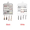 Wall Mount Home Showcase Earring Holder Shelf Rack Stand Necklace Hanger Storage Portable Metal Jewelry Display Organizer Hooks