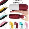 Mini ombrello tascabile pieghevole antivento pioggia ombrello soleggiato regalo antivento tasca antipioggia ombrello tasca antipioggia LSK2062