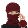 Nouveau automne hiver bonnets casquettes femmes laine chaude siamois bavoir chapeaux femme cheveux coupe-vent velours casquette chapeaux en gros