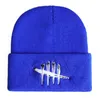 Cotton Dead by Daylight Beanie Embroidery Casual for Men Women Knitted Winter Hat Solid Hiphop Skullies Unisex Survival game2346103