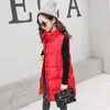 Gilet con cappuccio per abbigliamento per bambini, giacca a vento calda invernale in pile di cotone, bambina, ragazzo LJ201203