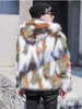 Herenjassen Jas Mannen Winter Warm Top Hooded Hip Hop Stijl Jas Dikke Bontjassen Heren Thermische bovenkleding