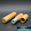 Оптовая продажа 12.1 мм бамбуковая пустая губная контейнер для губной помады трубы матовые серебряные бальзама для губ бамбук бамбуковая косметика