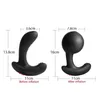 Wireless Remote Control Male Prostate Massager Inflatable Anal Plug Vibrating Butt Plug Anal Expansion Vibrator Sex Toys For Men Q7272712