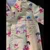 Yaz Özel Hawaii Rahat Düğme Yukarı Gömlek Sokak Tarzı Hip Hop 3D Baskı Kısa Kollu Marka Giyim Kadın Erkek Y200408 Için Tops