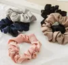 Hair Accessories 21 Pcs/lot Scrunchies Wholesale Elastic Bands For Women Solid Color Girls Ponytail Holder Ties