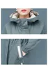 Nuovo cappotto femminile Autunno inverno moda Cappotto giacca a vento più velluto con cappuccio Outwear Tops Cappotti da donna a maniche lunghe Abbigliamento giovanile 201028
