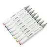 1224 Colors Sketch Skin Tones Marker Pen Artist Double Headed Alcohol Based Manga Art Markers Brush Pen Art Supplies 201120