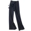 Novas calças de cashmere mulheres casuais soltas selvagens outono e inverno malha calça quente mulheres 201118